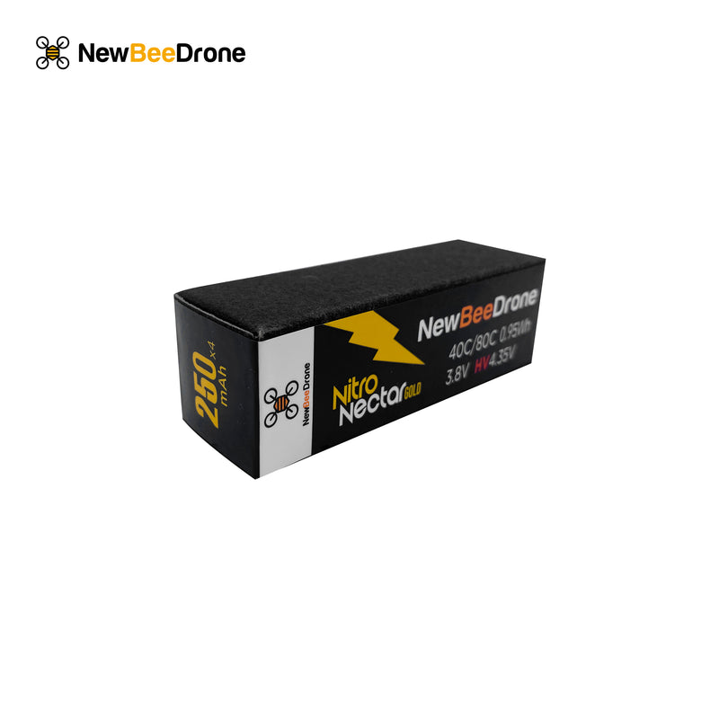NewBeeDrone Nitro Nectar 250mAh Gold (pack of 4)