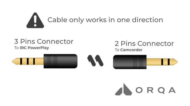 Camcorder A/V Cable for ImmersionRC Powerplay