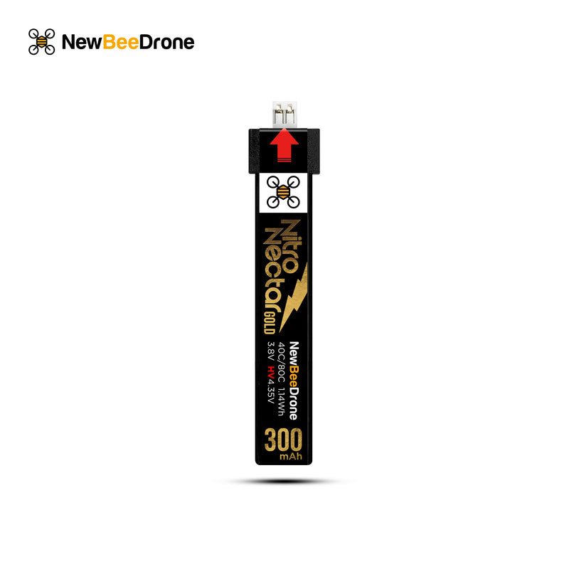 NewBeeDrone Nitro Nectar 300mAh Gold (pack of 4)