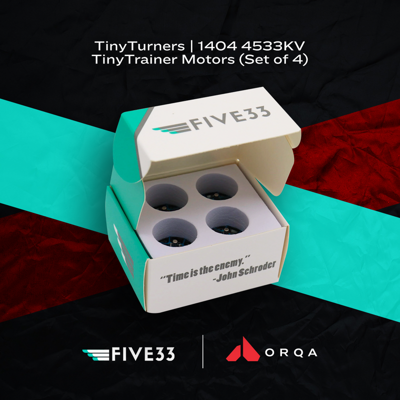 FlyFive33 TinyTurners |1404 4533KV TinyTrainer Motors (Set of 4)